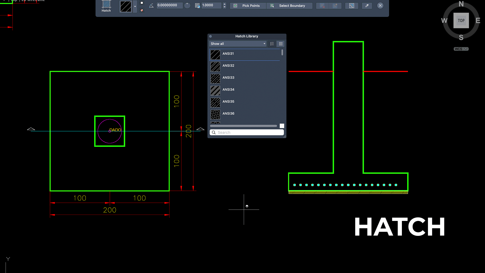 Macro Excel para dibujar en AutoCAD – Hatch